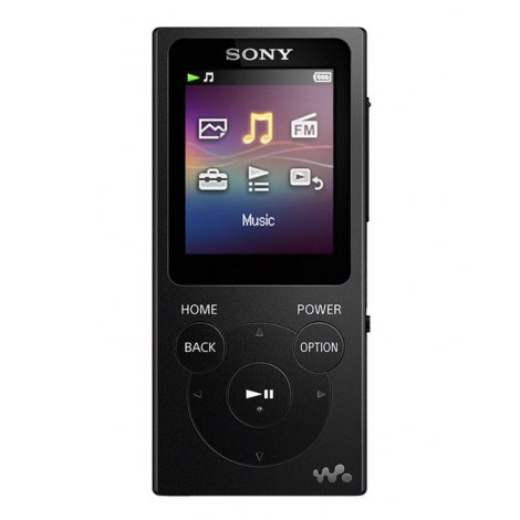 Sony Walkman NW-E394B MP3 Player with FM radio, 8GB, Black Sony | MP3 Player with FM radio | Walkman NW-E394B | Internal memory - 2